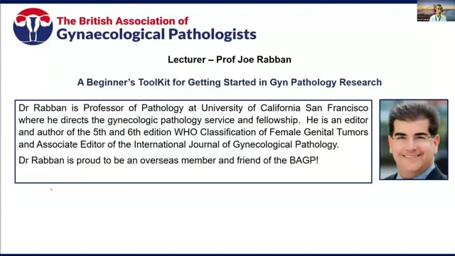 A Beginner's Toolkit for Getting Started in Gyn Pathology Research