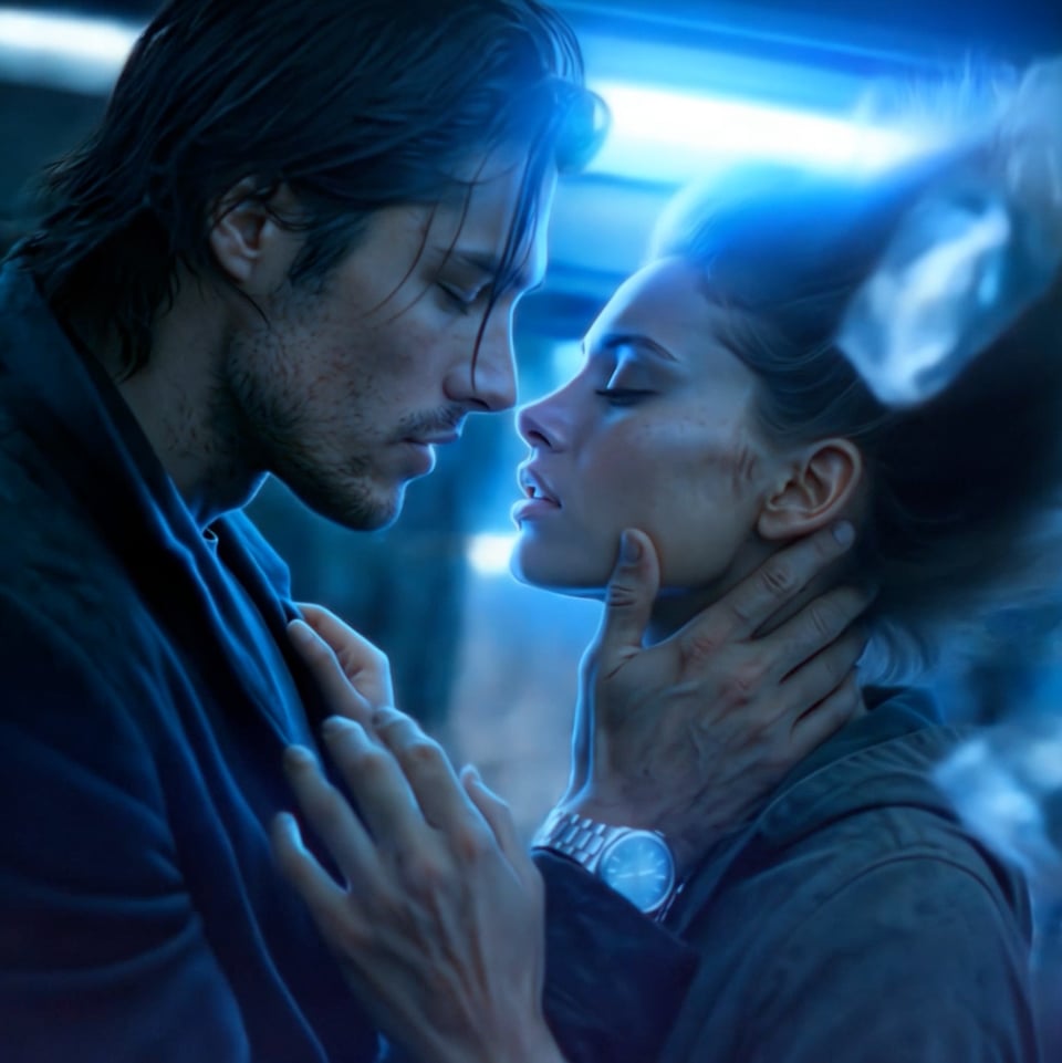 Entre deux trains est un court film expérimental réalisé avec des outils d’intelligence artificielle.