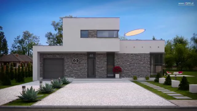 Projekt domu Zx46 Komfortowa rezydencja, nowoczesny design