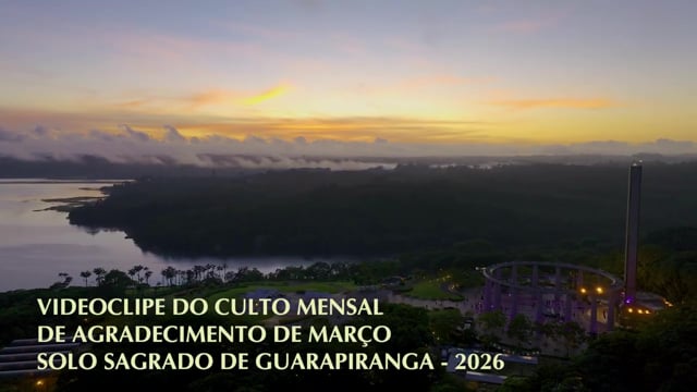 Capa do vídeo do “Videoclipe do Culto Mensal de Agradecimento de março | Solo Sagrado - 2026”.