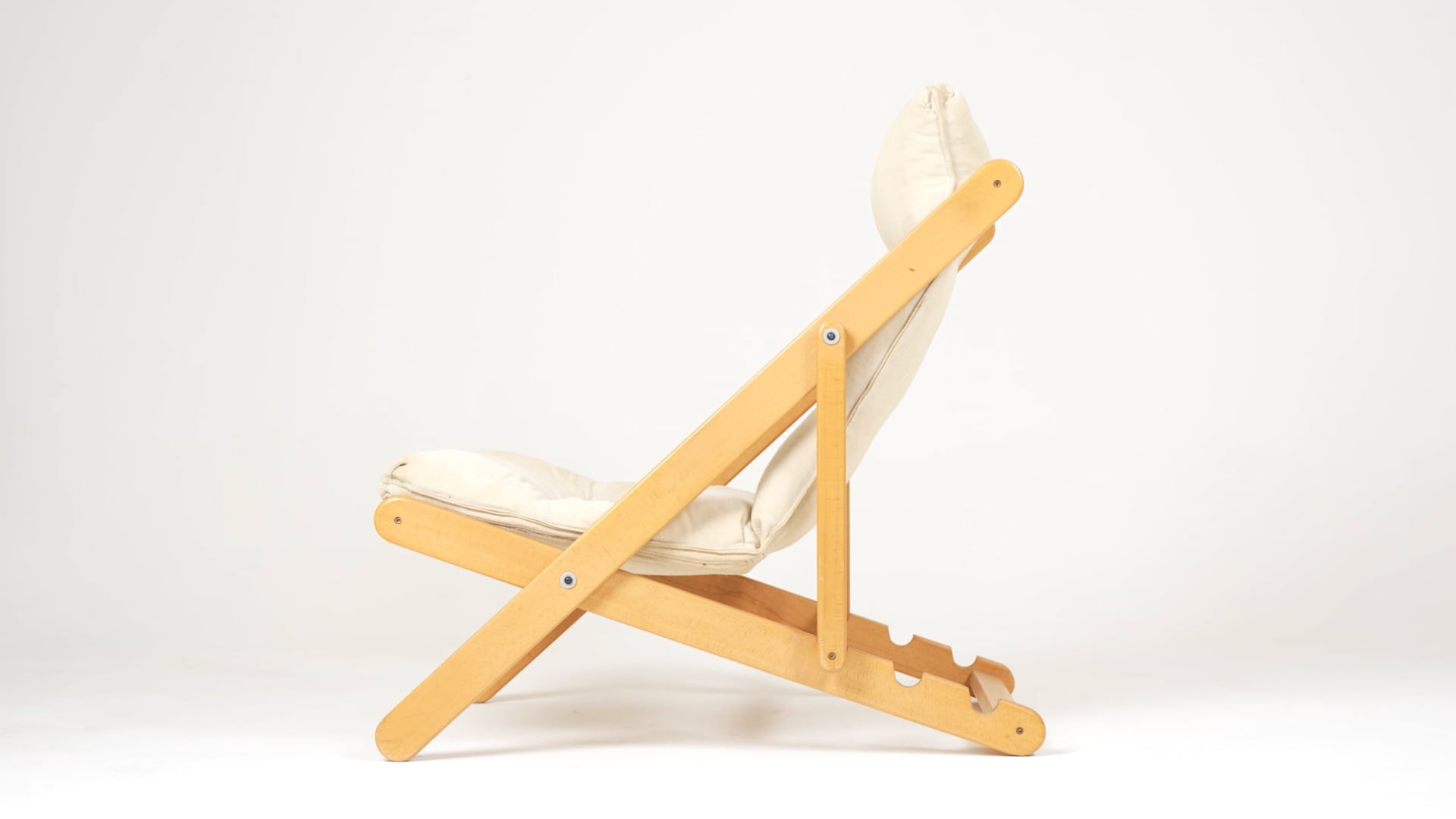 Gillis Lundgren KON TIKI Folding Longue Chair for IKEA 1970s For