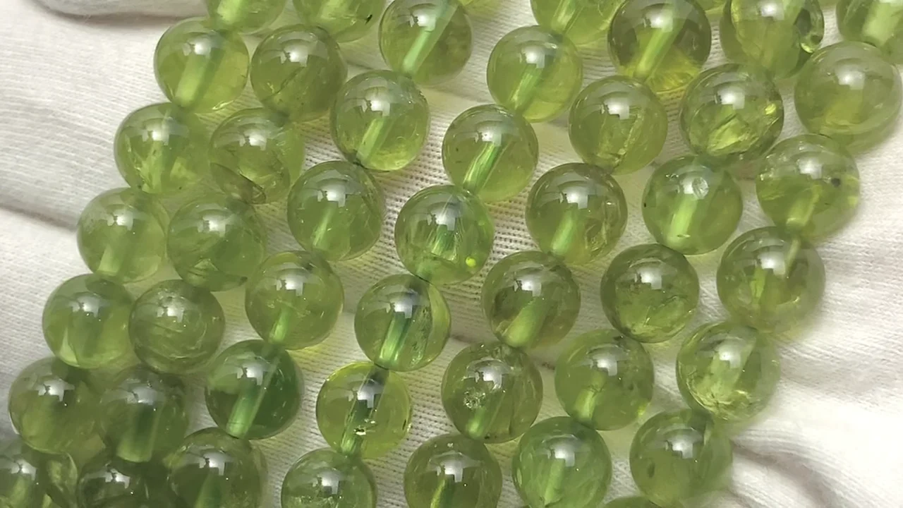 ペリドット ラウンド7mm ブレスレット｜天然石ビーズの卸問屋・通販