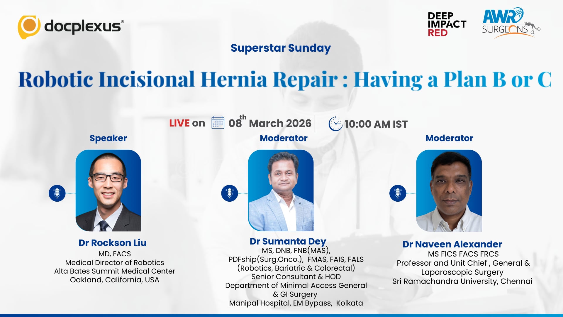Robotic Incisional Hernia Repair: Having a Plan B or C