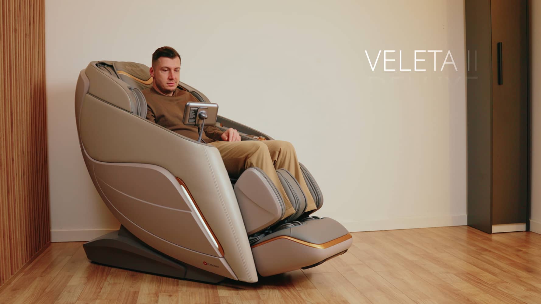 VELETA II DELUXE - Fotoliu de masaj full body - Vedeți acum cum funcționează