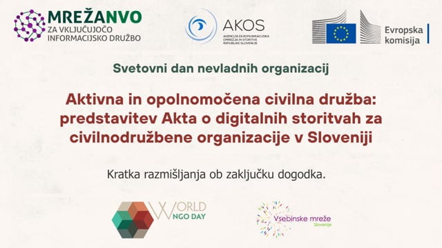 Svetovni dan nevladnih organizacij 2026