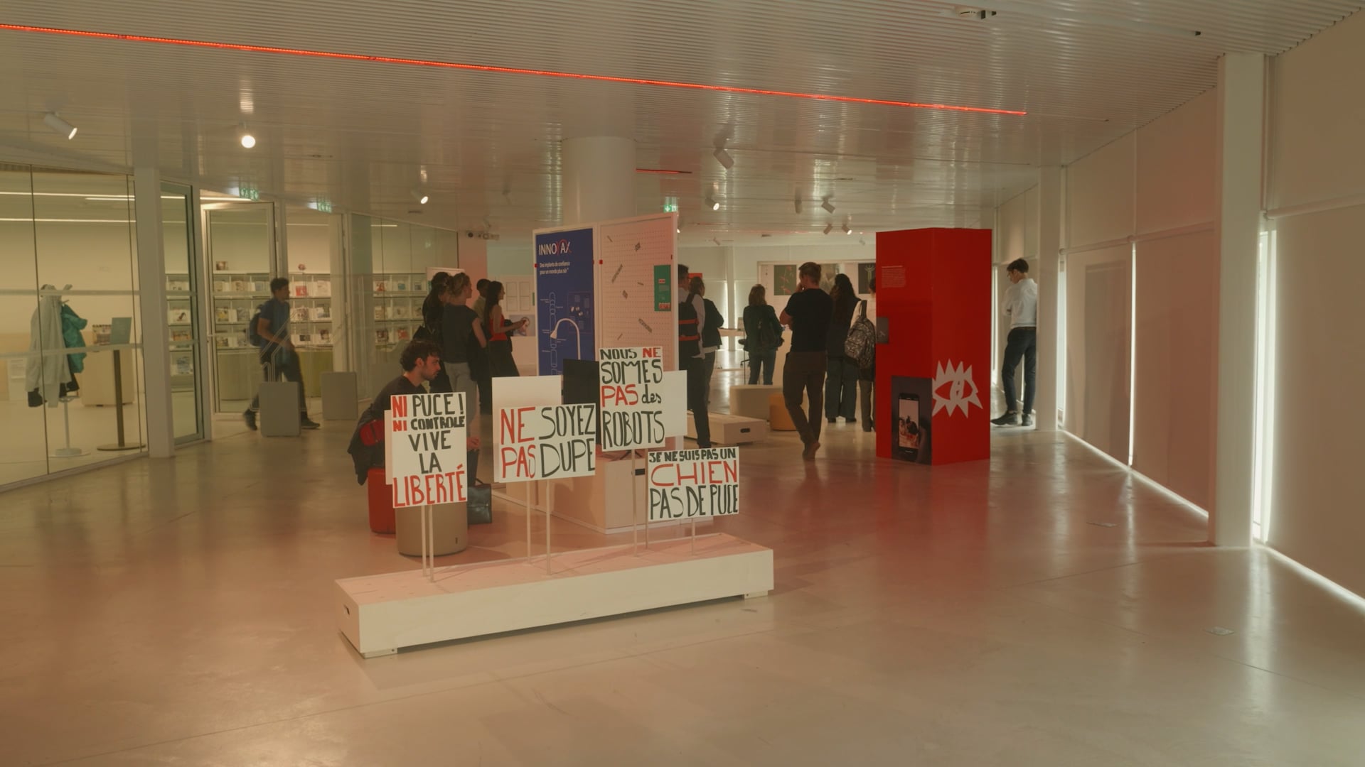 Exposition "Surveillance : Design et droit en regard" au Lumen (Saclay) - teaser