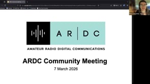ARDC Community Meeting, March 7, 2026