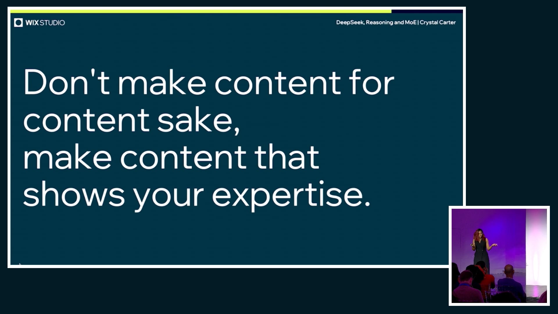 Crystal Carter | 3 Minutes on Smart Content