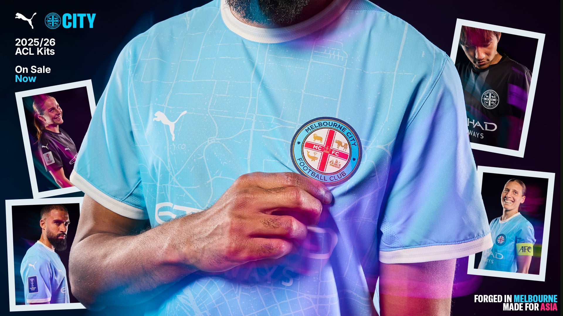 Melbourne City x Puma: ACL Kit Launch 25/26