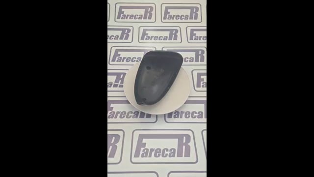 CAPA RETROVISOR PRETA LISA SEM PINTURA METAGAL RGVC67LI ESQUERDA CRUZE 2012 2013 2014 2015 2016
