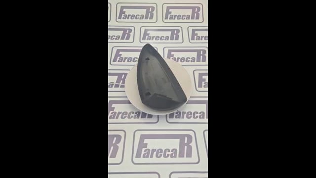 CAPA RETROVISOR PRETA LISA SEM PINTURA METAGAL RGVC66LI DIREITA CRUZE 2012 2013 2014 2015 2016