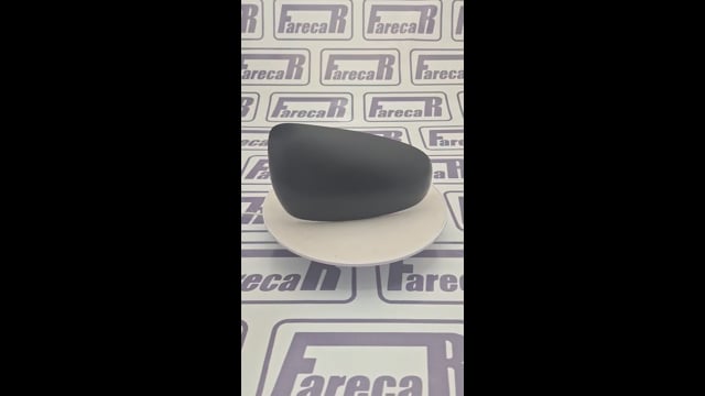 CAPA RETROVISOR PRETA FOSCA TEXTURIZADA METAGAL DIREITA PALIO G5 MOBI GRAND SIENA 2012 A 2026