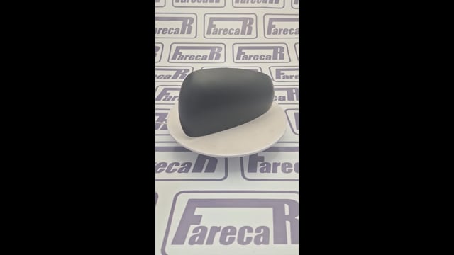 CAPA RETROVISOR PRETA FOSCA TEXTURIZADA METAGAL ESQUERDA PALIO G5 MOBI GRAND SIENA 2012 A 2026