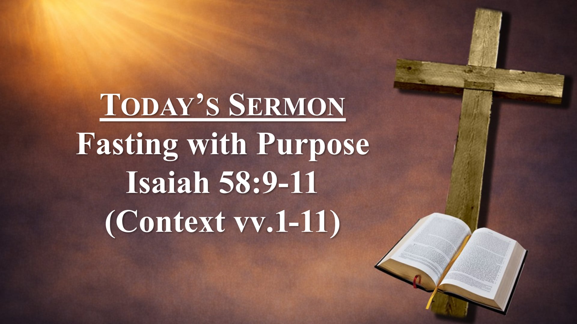 Fasting with Purpose