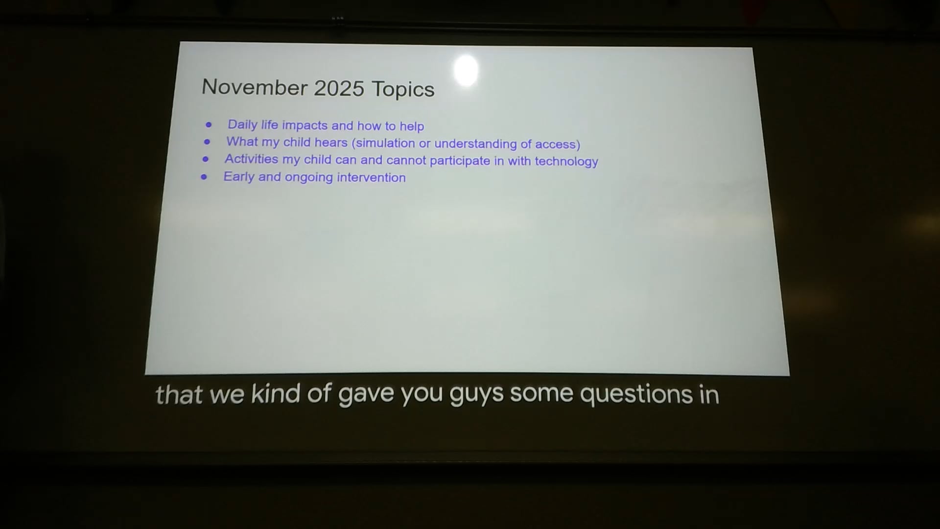 Parent Night Nov 2025