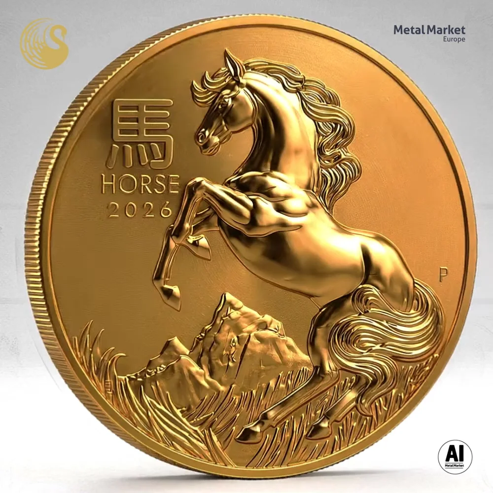 Perth Mint: Lunar III – Year of the Horse 1/20 oz Gold 2026
