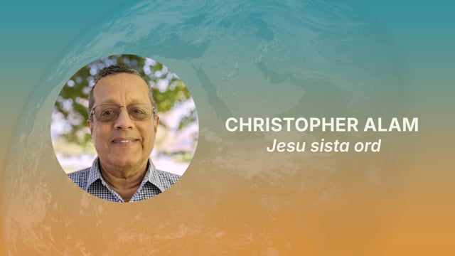 Alla folk 2026 | Christopher Alam - Jesu sista ord