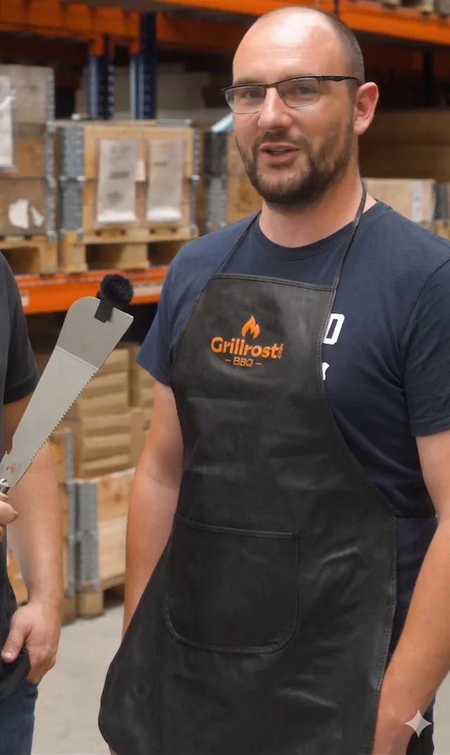 Jan hat uns auf der BBQ Messe kennengelernt