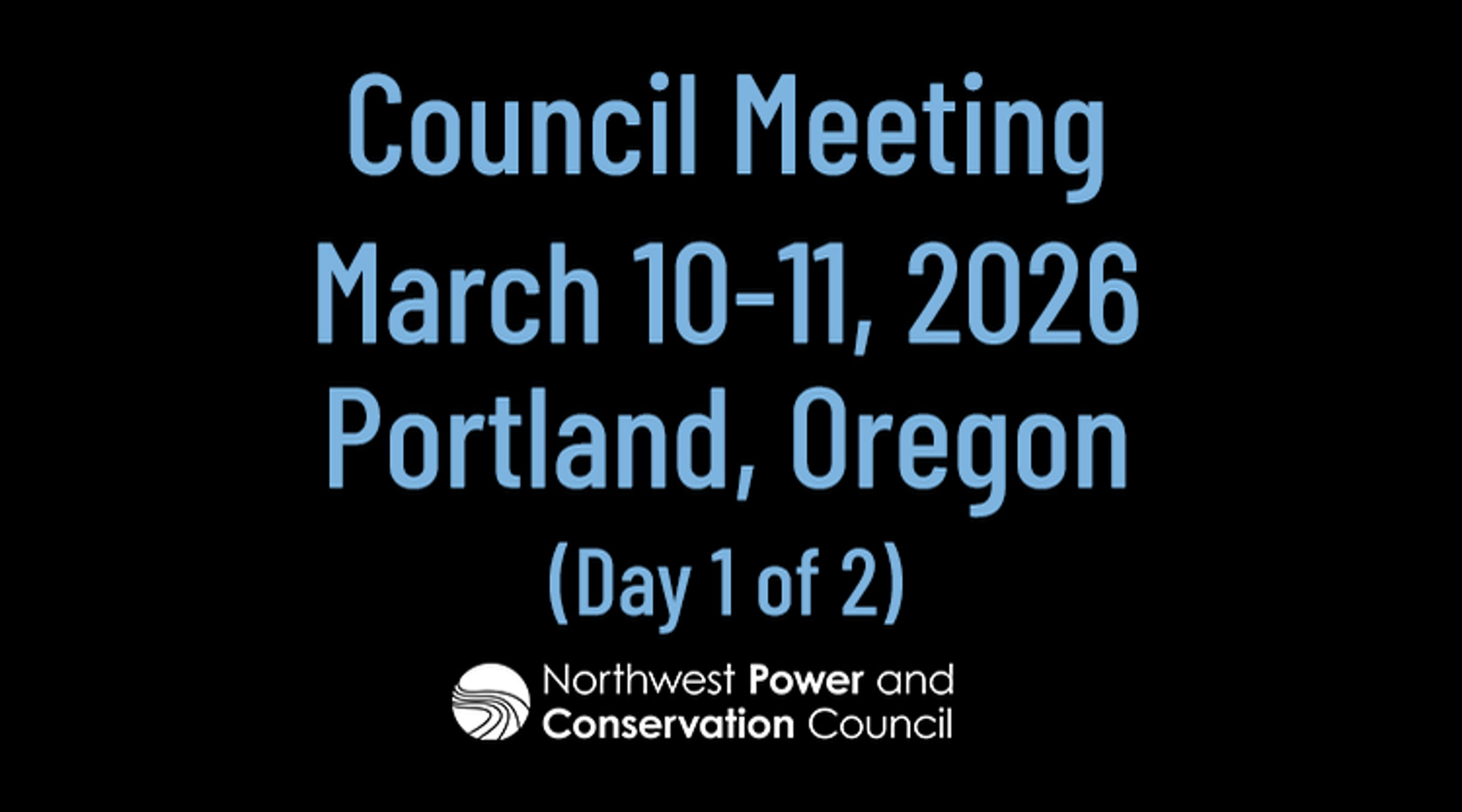 Council Meeting: March 10-11, 2026 in Portland | Videos & Movies on Vimeo