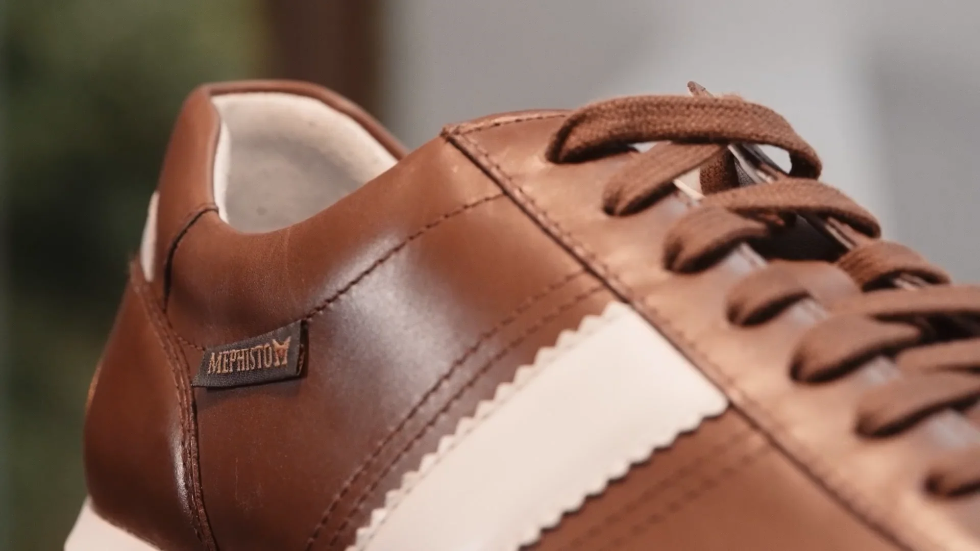 MEPHISTO ELYO | Man Sneaker Kastanjebruin Leer Glad | Mephisto.com