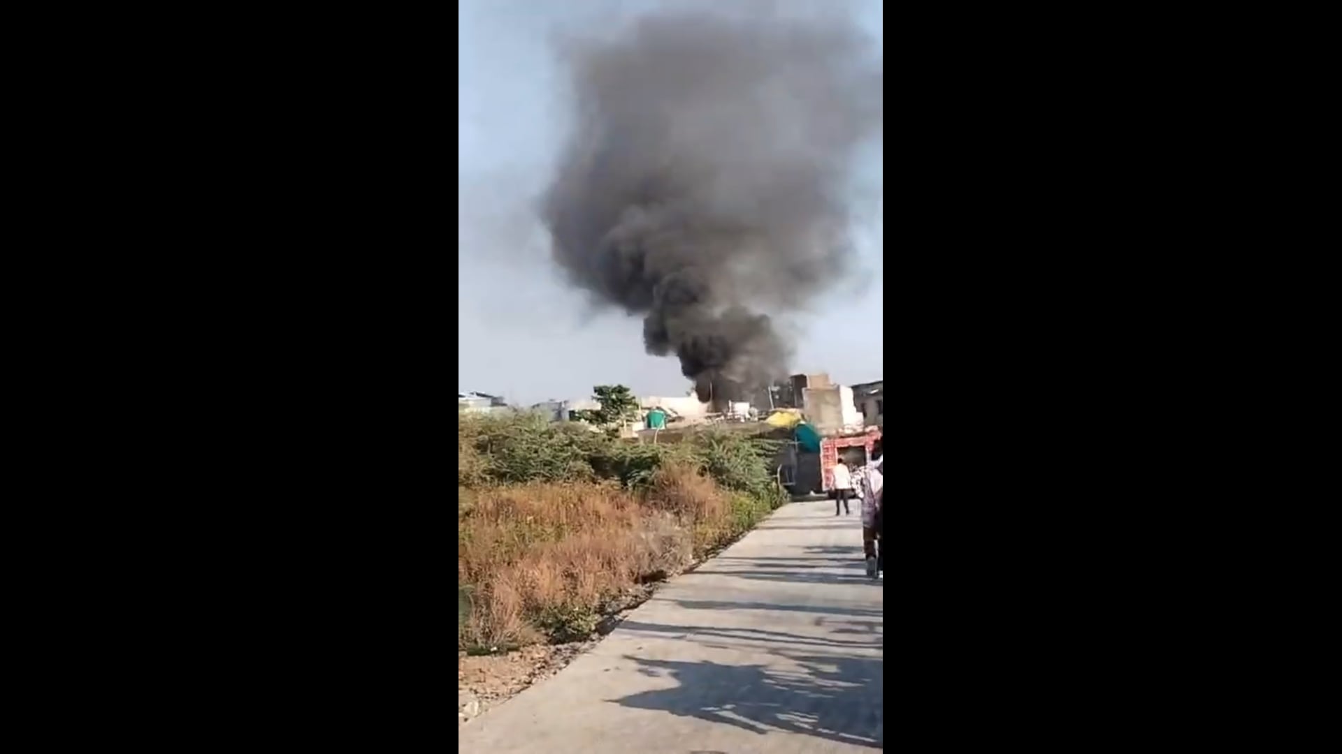 अकोट में सिलेंडर स्फ़ॉट