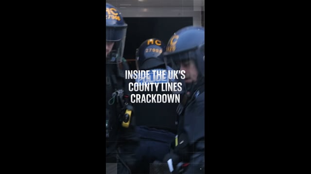 VERTICAL VIDEO: Inside the UK's County Lines crackdown