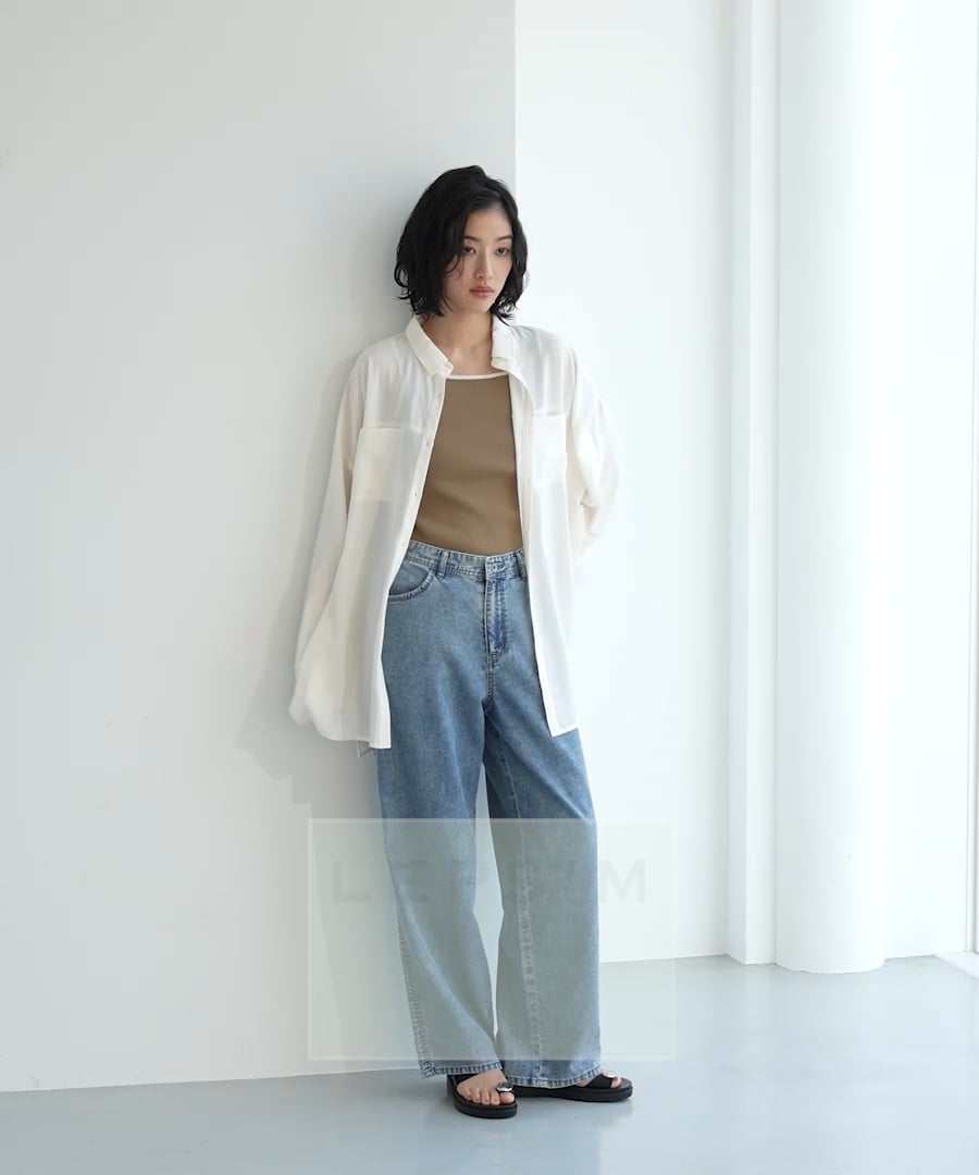 高橋愛さん着用アイテム》スースーデニムストレートパンツ | [公式