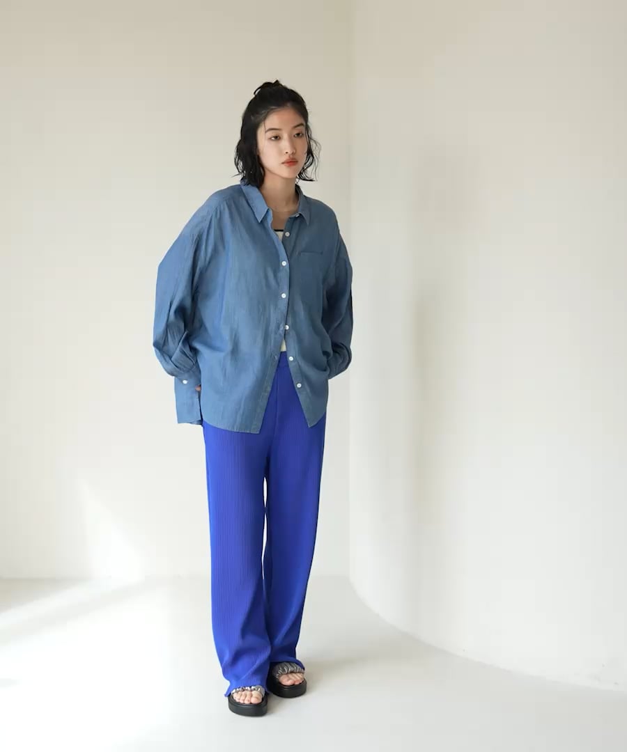 高橋愛さん着用アイテム》AIRデニム長袖シャツ | [公式]レプシィム