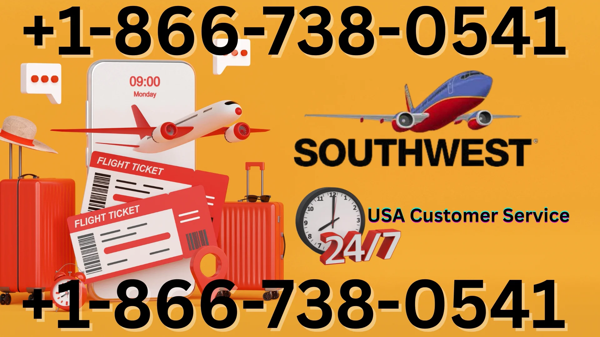 Southwest Airlines&reg; Customer Service Complete Guide ➢ Step-by-Step Help & Support 24/7 Southwest Airlines