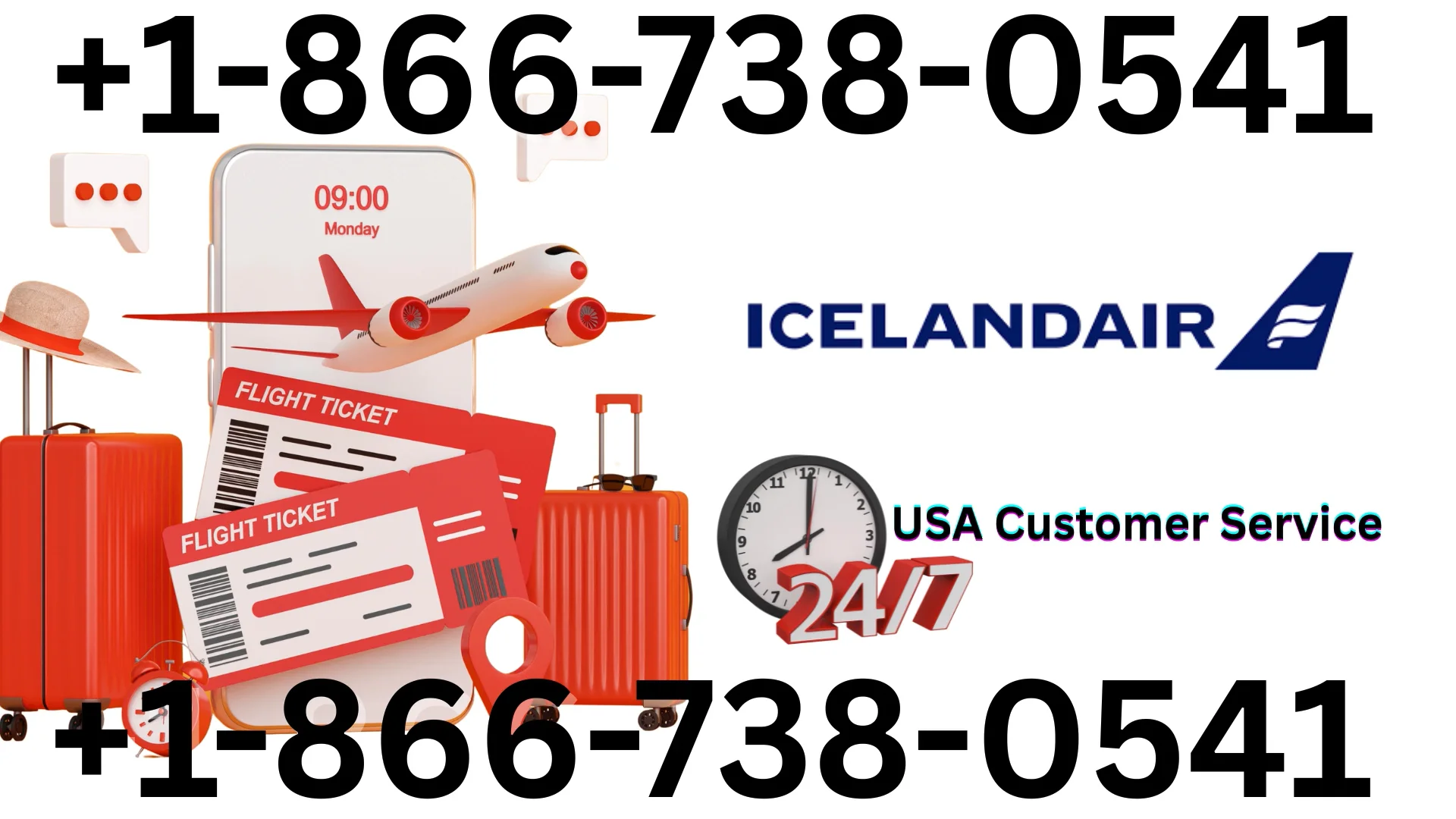 Official Icelandair &reg; Customer Service official Full Guide = Step-by-Step Help & Support 24-7 Icelandair