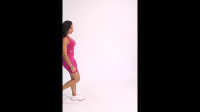 Top Cropped Fitness Rosa Fúcsia