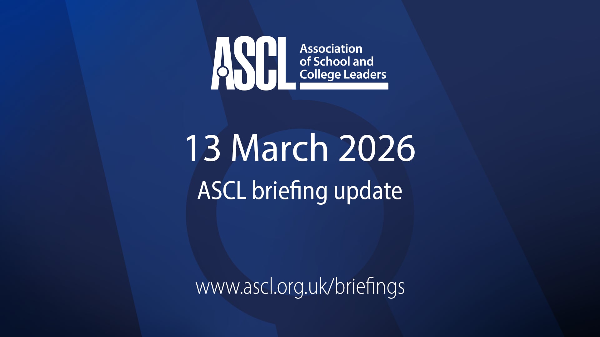ASCL briefing | 13 March 2026 | Videos & Movies on Vimeo