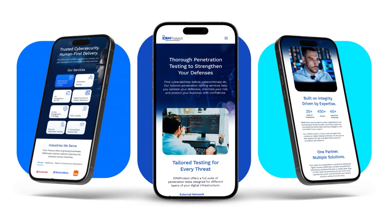 ERMProtect, website rebuild