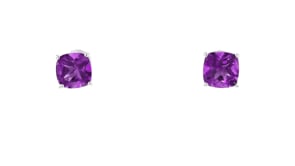 4.90 ct. t.w. Amethyst Stud Earrings in Sterling Silver