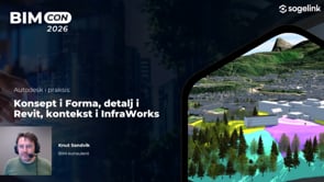 BIMcon2026 - Autodesk i praksis: Konsept i Forma, detalj i Revit, kontekst i InfraWorks