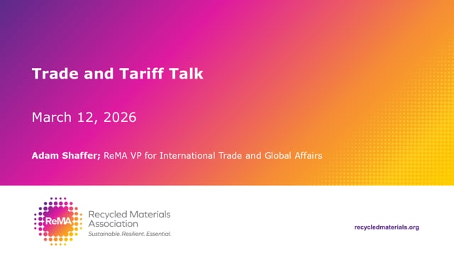 Trade and Tariff Talk - March 12, 2026