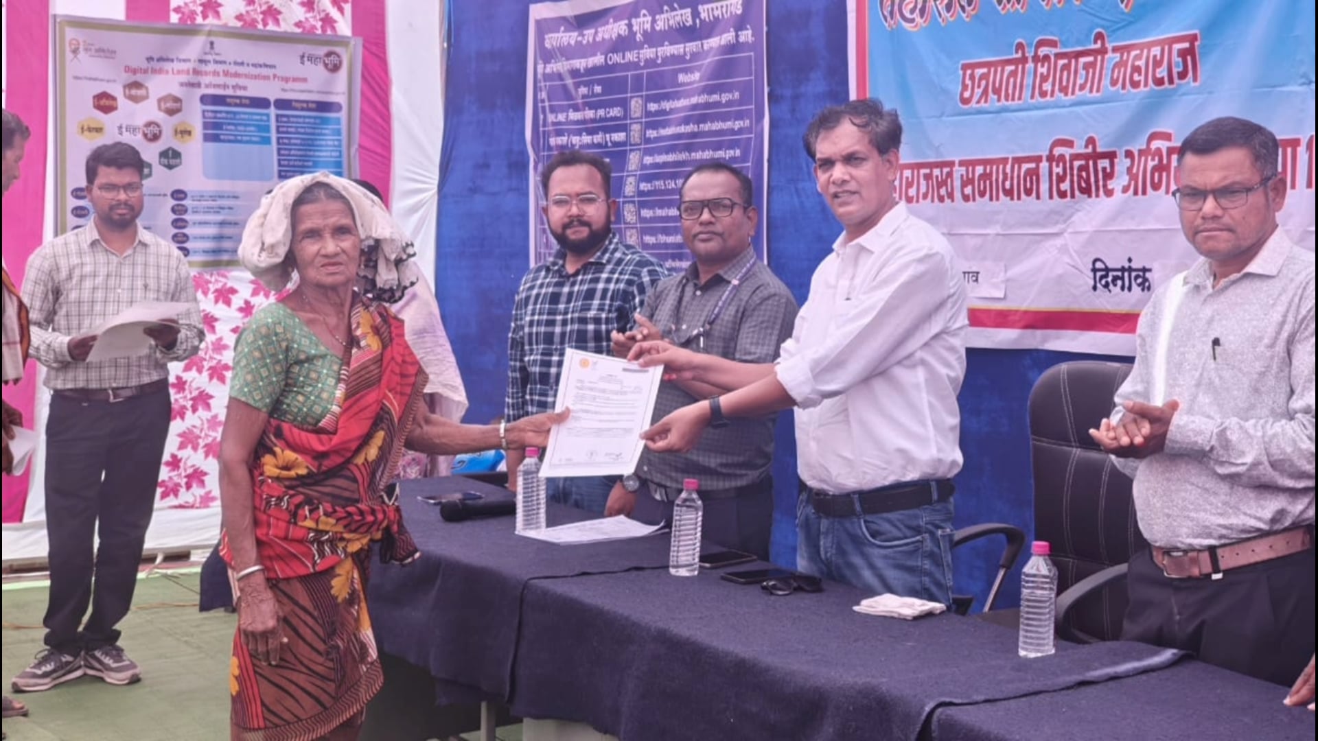 छत्रपती शिवाजी महाराज महाराजस्व समाधान शिबीर जिल्ह्यात ऊत्साहात