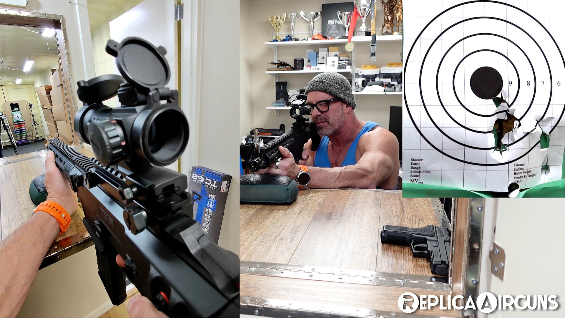 Video - Umarex T4E TC 68 Less Lethal Paintball Rifle Table Top Review