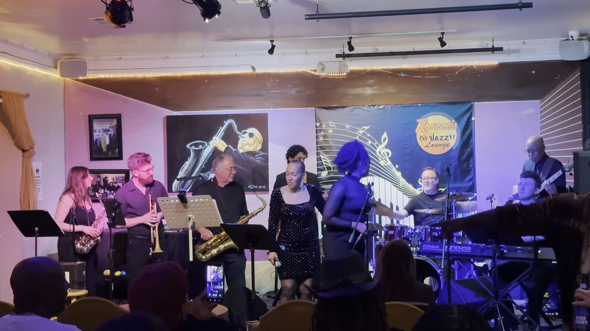 3.7.26 I Can't Go For That Drums Solo - Roscoe's Jazz Lounge