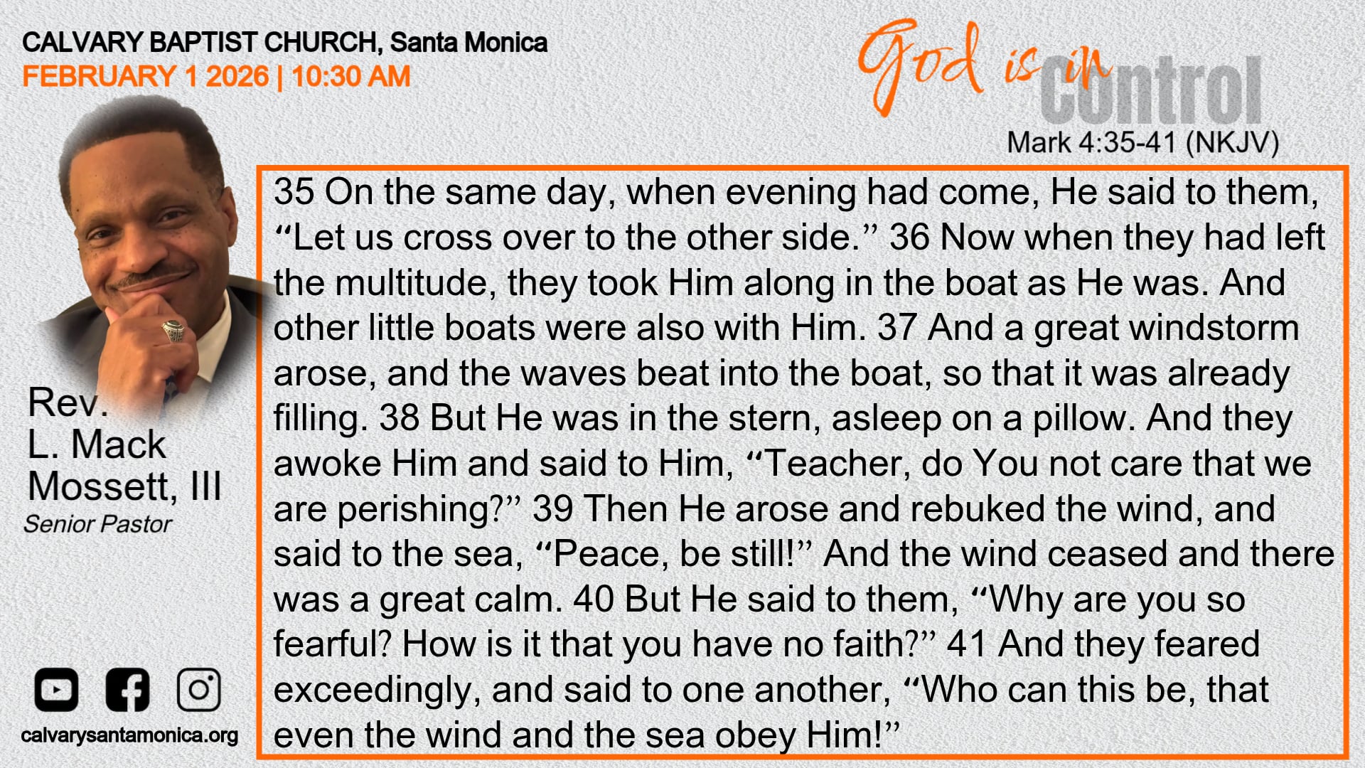 2026.02.01 Calvary Baptist Church, Santa Monica
