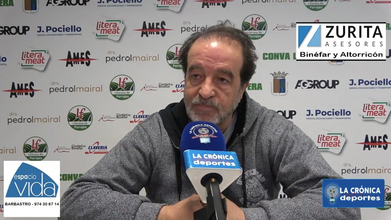 FÉLIX JIMÉNEZ (Entrenador Tamarite) CDJ Tamarite 1-0  Andorra CF / Jor. 26 / Tercera Rfef