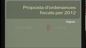 Proposta d'impostos per 2012