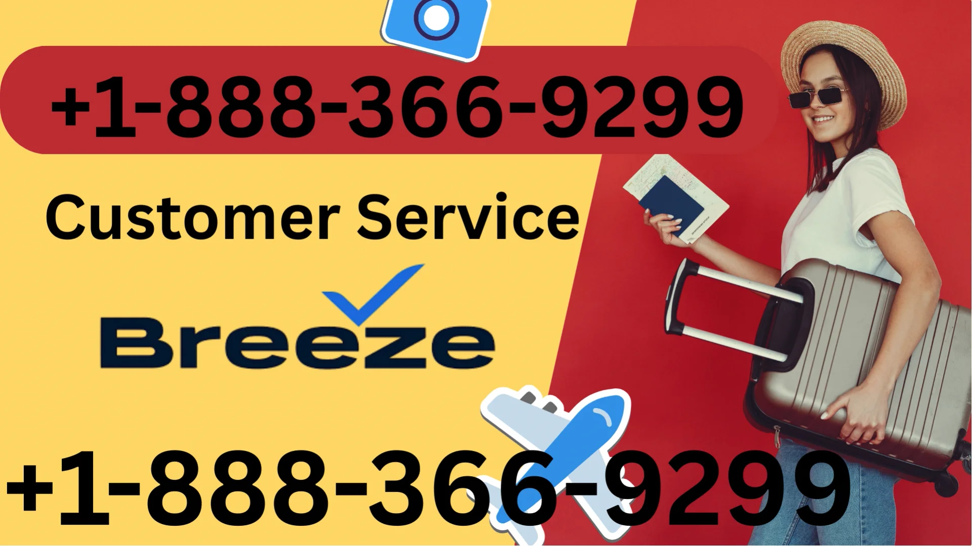 Breeze Airways&reg; Customer Service Complete Guide = Step-by-Step Help & Support 24/7 Breeze Airways