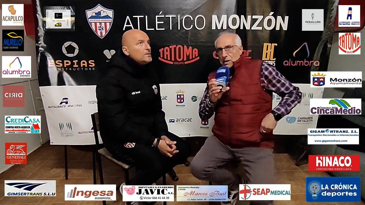 ISMAEL MARIANI (Entrenador Monzón) At Monzón Alumbra 3-0 Belchte 97 / J 26 / 3ª RFEF