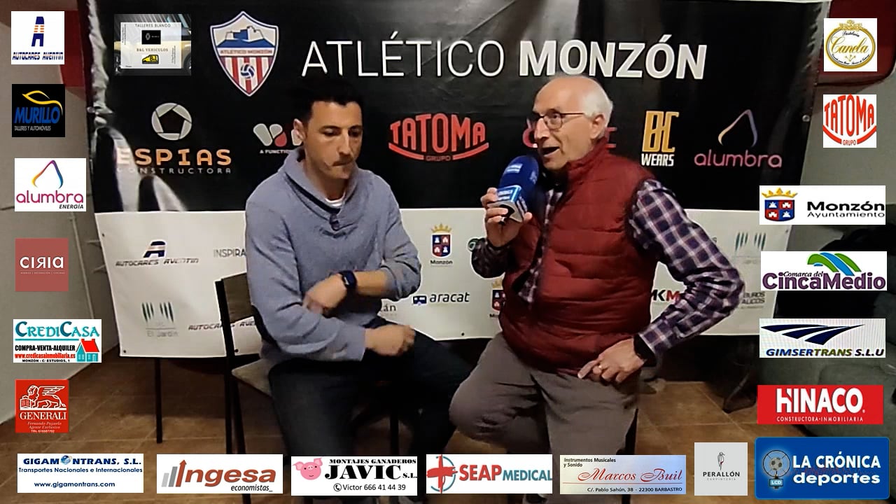 DANIEL  BRUNA (Entrenador Belchite 97) At Monzón Alumbra 3-0 Belchite 97 / J 26 / 3ª RFEF