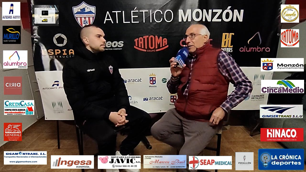 PABLO  BERNARDEZ  SANJUAN (Jugador Monzón) At Monzón Alumbra 3-0 Belchite 97 / J 26 / 3ª RFEF