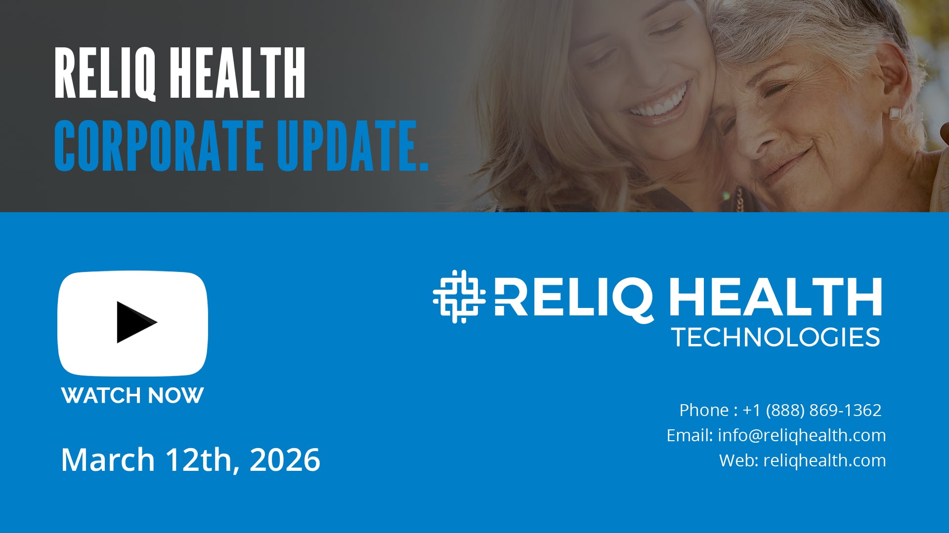 Reliq Corporate Update March 2026 | Videos & Movies on Vimeo