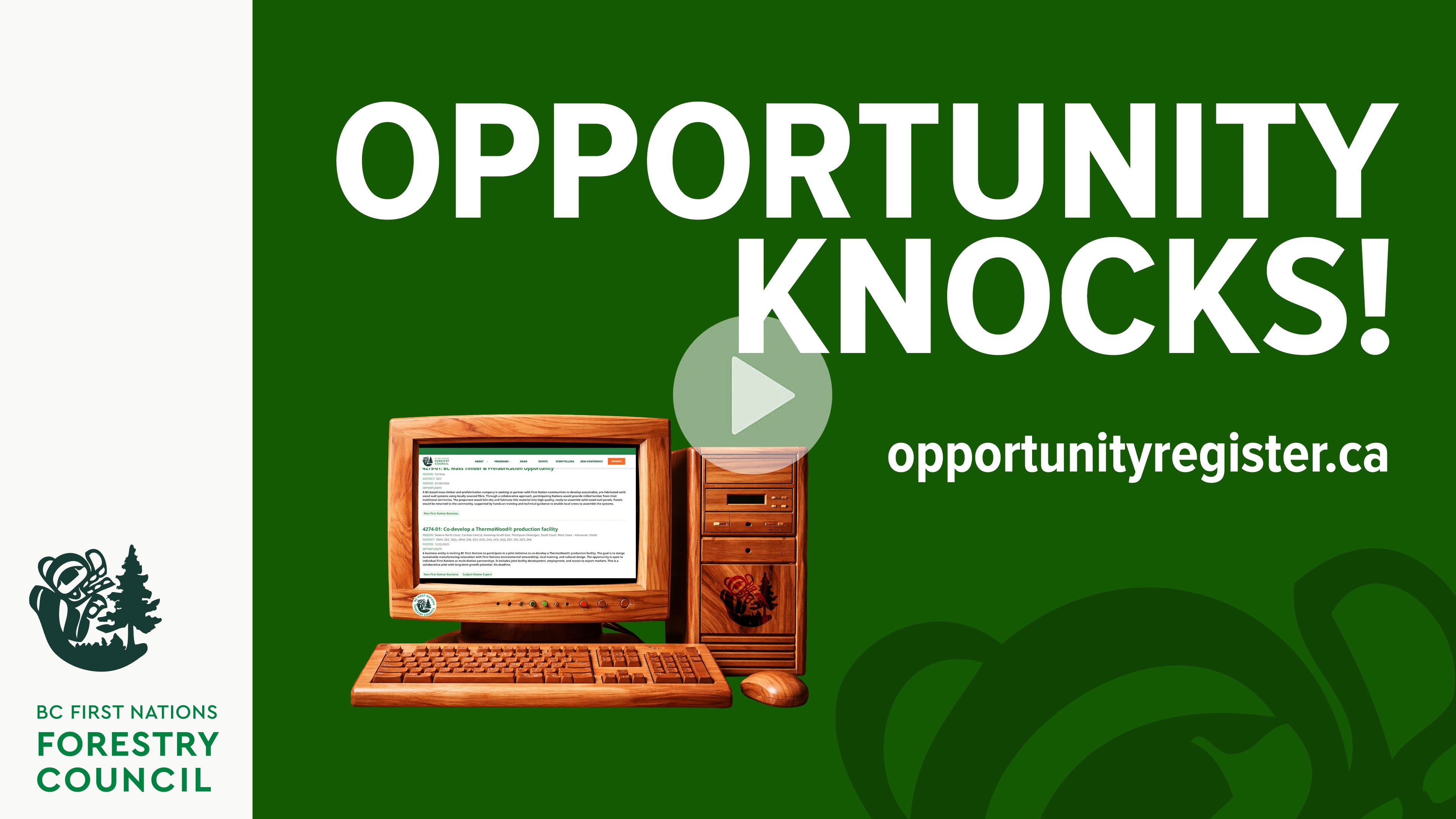 Opportunity Knocks! | opportunityregister.ca