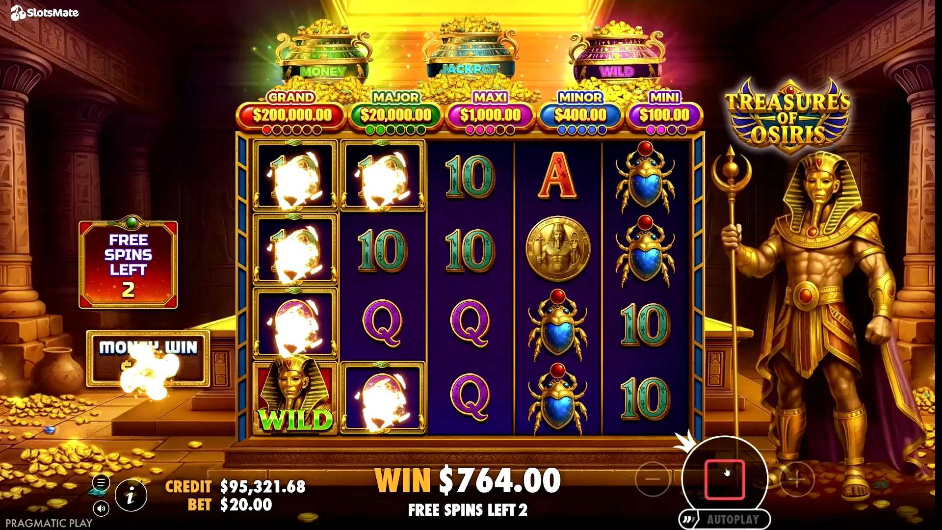 Treasures Of Osiris Slot by Pragmatic Play | Play for Free