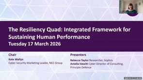 SASIG Webinar - The Resiliency Quad: Integrated Framework for Sustaining Human Performance 2026-03-17 11:00:03